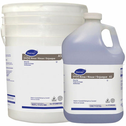 Suma Rinse A5, For General Purpose, 128 fl oz, 7.1 to 7.42 pH, Surfactant Scente, 4/Carton (DVO57268280)