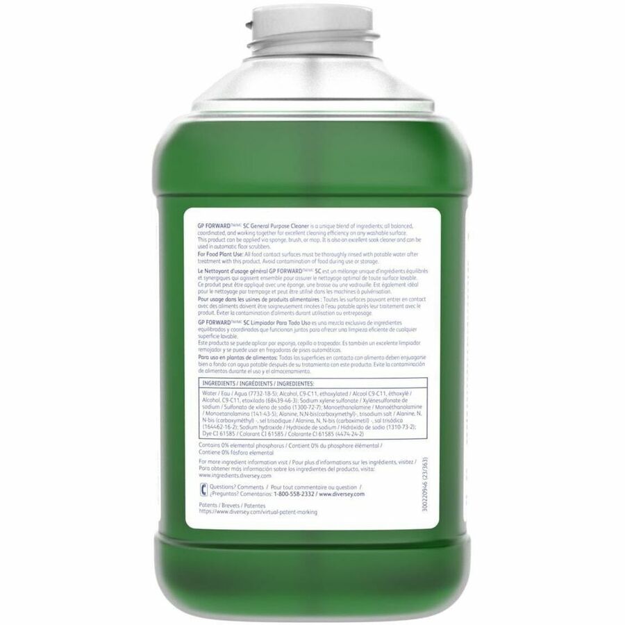 Diversey GP Forward All Purpose Cleaner Concentrate, 84.5 fl oz, Citrus Scent (DVO101109738)