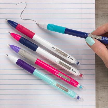 zebra-pen-z-grip-mechanical-pencil-0-7-mm-lead-hb-2-refillable-navy-blue-barrel-1-dozen-zeb50420_2