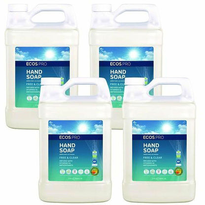 ECOS PRO Liquid Hand Soap, Free and Clear Scen, 4/Carton (EOPPL966304)