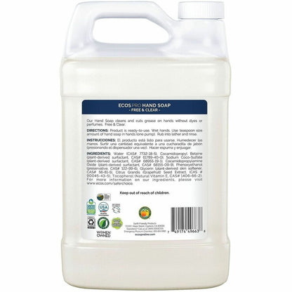 ECOS PRO Liquid Hand Soap, Free and Clear Scen, 4/Carton (EOPPL966304)