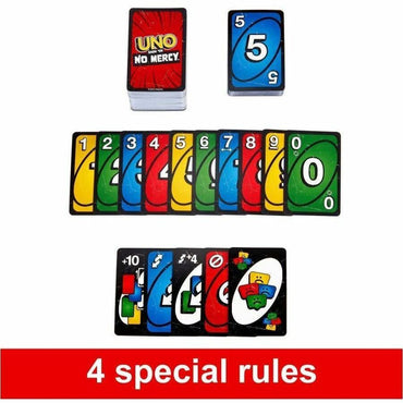 UNO Show 'Em No Mercy Card Game For Kids, Adults & Family Night, Parties And Travel, 168 Card(s), Party (MTTHWV18)