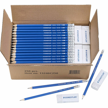 staedtler-norica-wood-pencil-black-lead-hb-2-yellow-wood-barrel-250-box-std13246c250_1