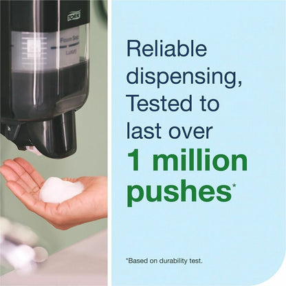 TORK S4 Soap and Sanitizer Dispenser, Black (TRK581508)