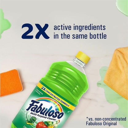Fabuloso All-Purpose Cleaner, 56 fl oz, Passion of Fruits, Fresh Floral Scent, 6/Carton (CPC153043)