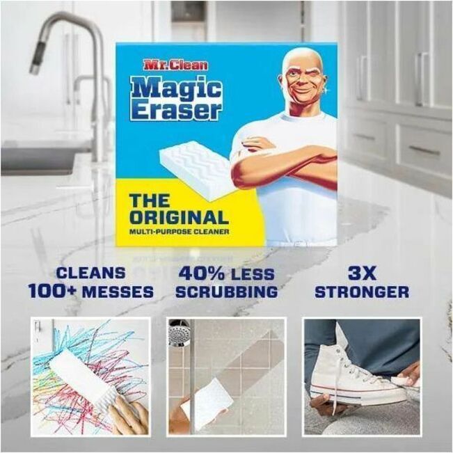 Mr. Clean Magic Eraser Pads, 3/Box (PGC79008)