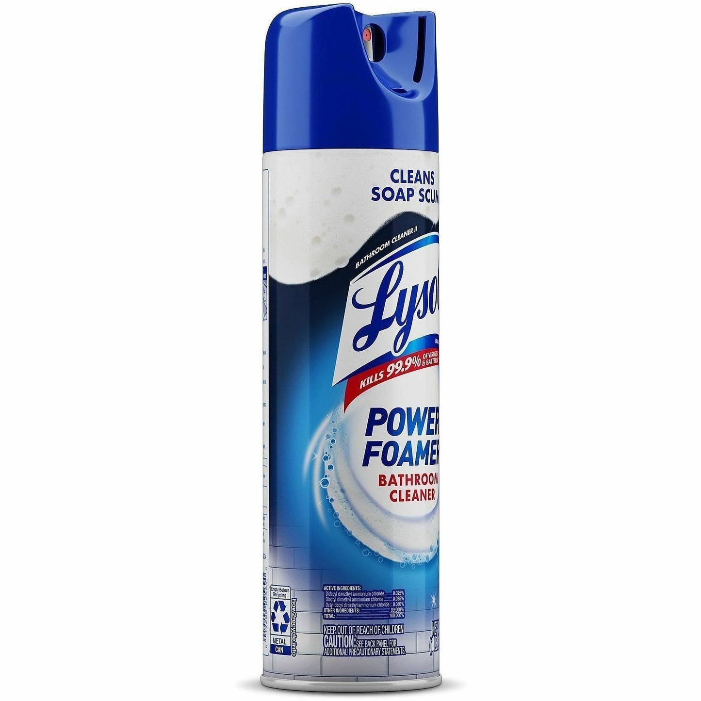 Lysol Power Foam Bath Cleaner, 24 fl oze Clear (RAC02569CT)