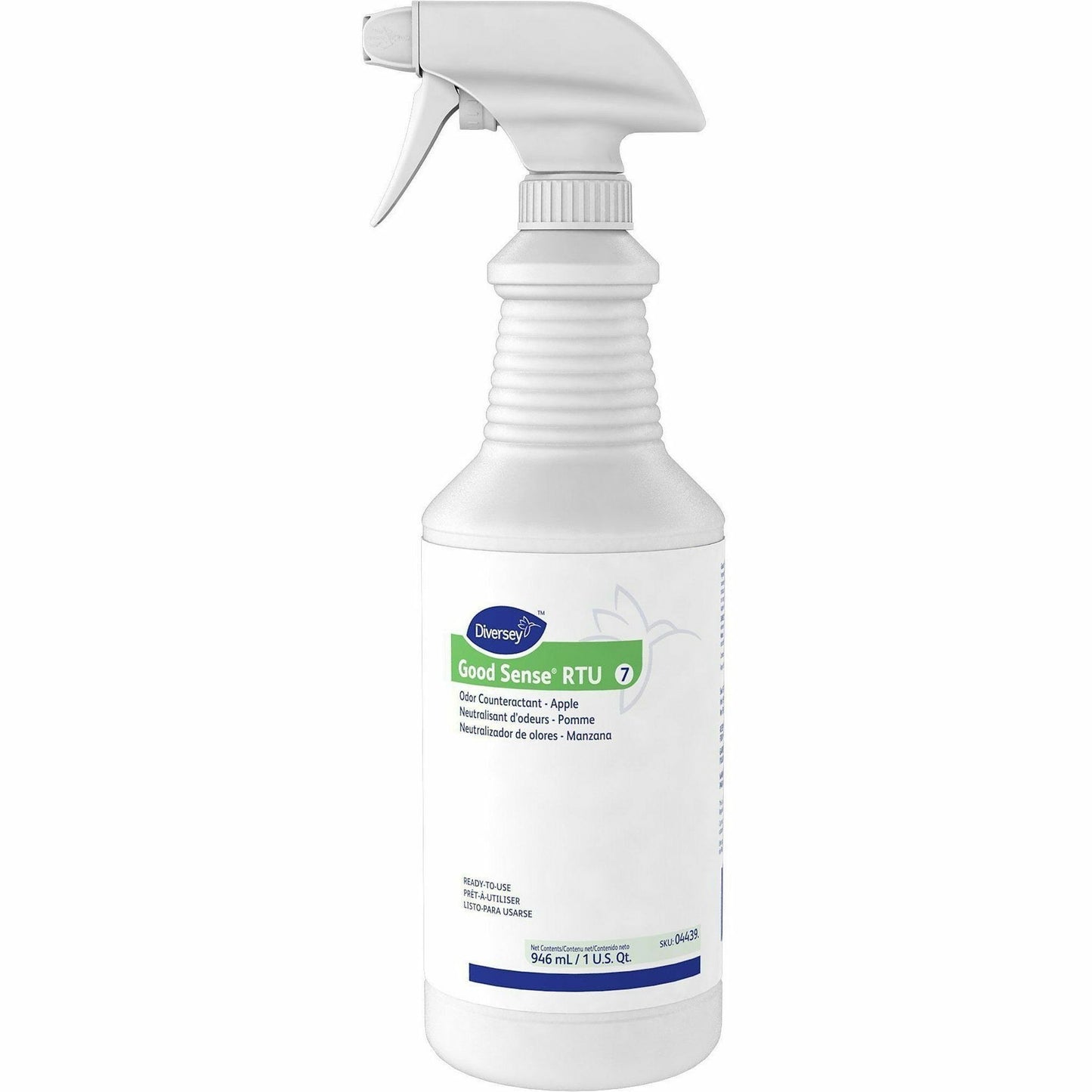 Diversey Good Sense Odor Counteractant Spray, 32 fl oz (1 quart), Apple (DVO04439)