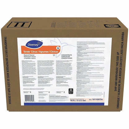 Diversey Stride Neutral Concentrated Cleaner, 640 fl oz, Citrus Scent (DVO101109754)