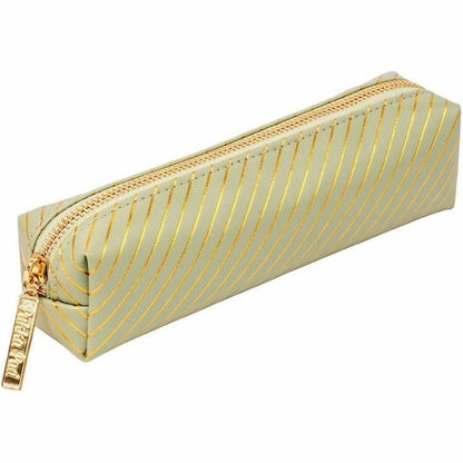 Pukka Pads Haze Carrying Case Pencil, 2" x 7.9", Green, Vegan Leather, Faux Leather, Synthetic Leather Body (PKP9981GNHZE)