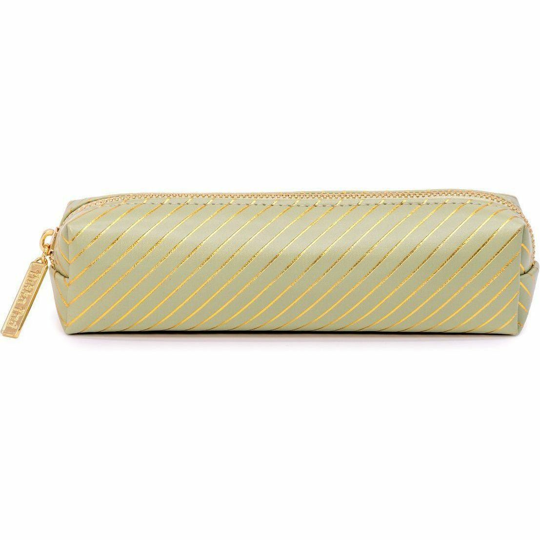 Pukka Pads Haze Carrying Case Pencil, 2" x 7.9", Green, Vegan Leather, Faux Leather, Synthetic Leather Body (PKP9981GNHZE)