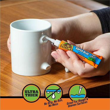 Gorilla Glue Super Glue Gel, Clear (GOR109804)