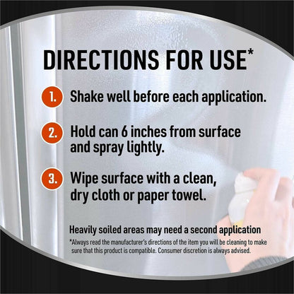 CLR Stainless Steel Cleaner, 12 fl oz, 6/Carton (JELCSS12)