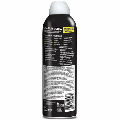CLR Stainless Steel Cleaner, 12 fl oz, 6/Carton (JELCSS12)