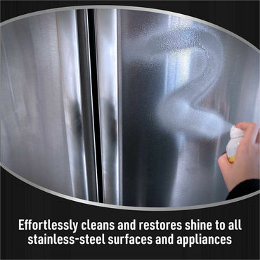 CLR Stainless Steel Cleaner, 12 fl oz, 6/Carton (JELCSS12)