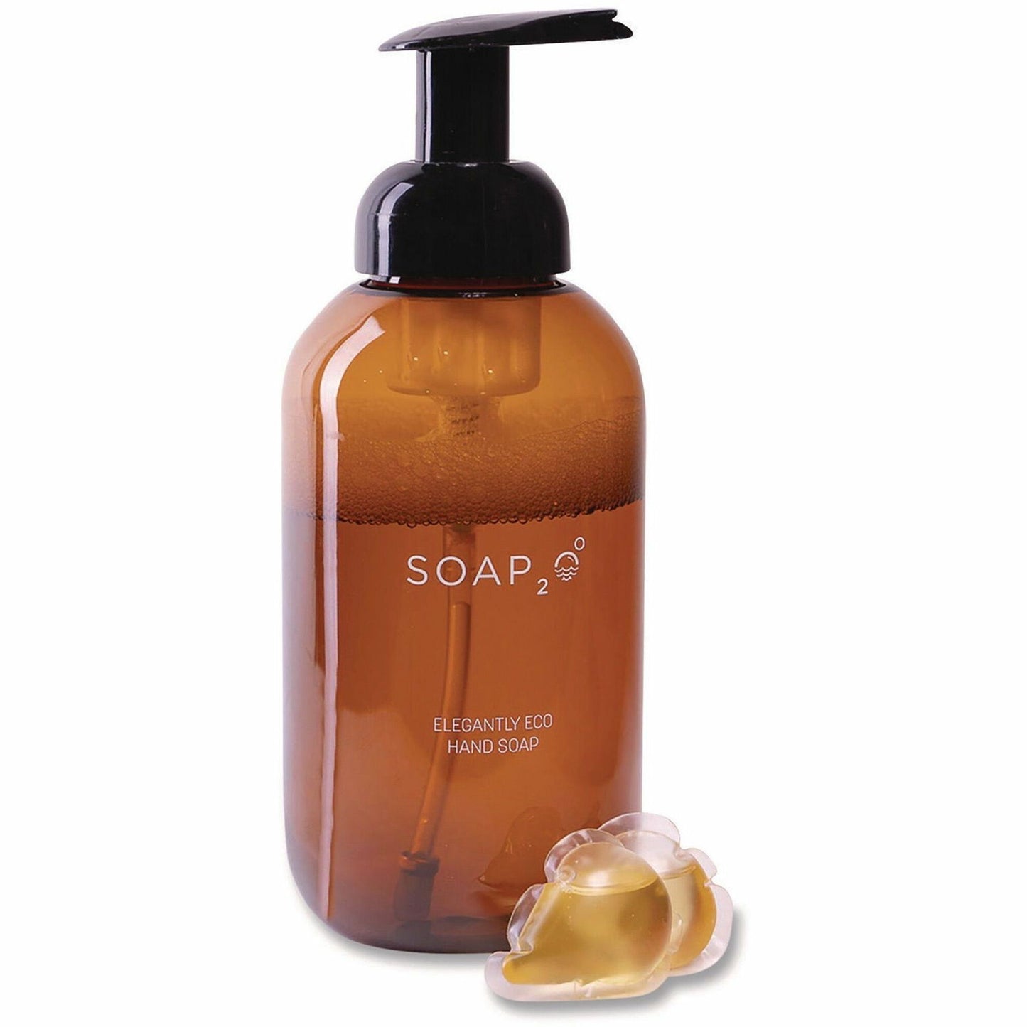 SOAP2O HydroDrops Soap Kit, Coconut Acai Scent, 4.23 gal, Pump Bottle Dispenser (SOAS2OKIT)