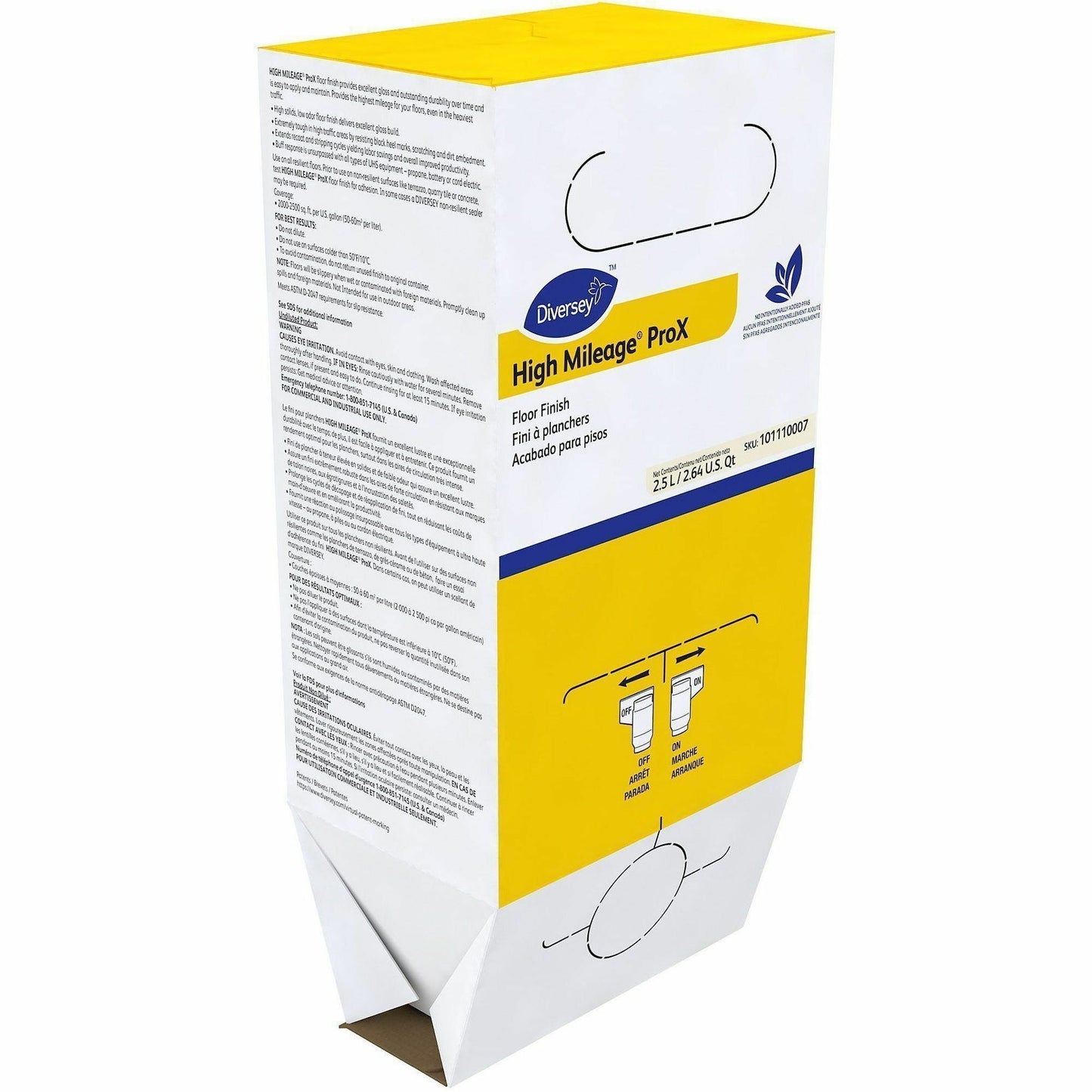 Diversey Care High-Mileage Floor Finish, 84.5 fl oz (DVO101110007)