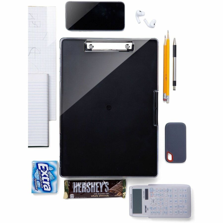 Officemate Clipboard Storage Boxes, Black, Storage for Document, Paper, Plastic (OIC83395)