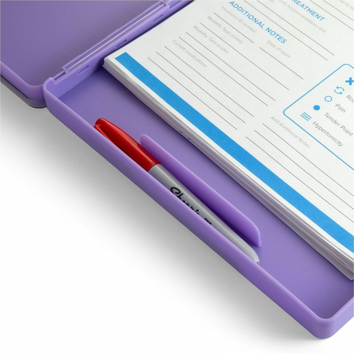 Officemate Clipboard Storage Boxes, Purple, Storage for Document, Paper, Plastic (OIC83396)