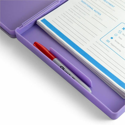 Officemate Clipboard Storage Boxes, Purple, Storage for Document, Paper, Plastic (OIC83396)