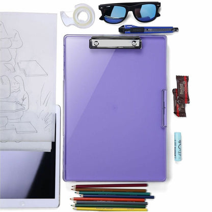Officemate Clipboard Storage Boxes, Purple, Storage for Document, Paper, Plastic (OIC83396)
