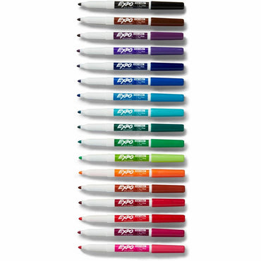 Expo Low-Odor Dry Erase Markers, Assorted Ink/, Erasable, 16/Pack (SAN2138471A)
