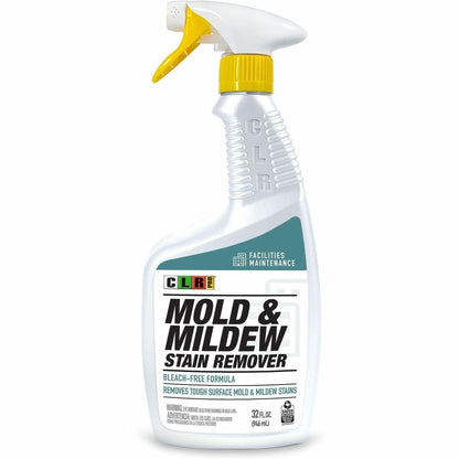 CLR Pro Mold & Mildew Stain Remover, 32 fl oz, Bleach-free, White, 6/Carton (JELFMMMSR326PCT)