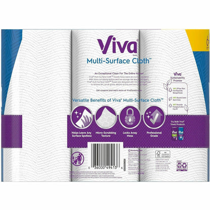 Viva Choose-A-Sheet Paper Towels, 1 Ply, 83 Sheets/Roll, 6/Pack, 4/Carton (KCC49413CT)
