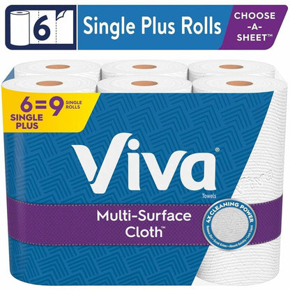 Viva Choose-A-Sheet Paper Towels, 1 Ply, 83 Sheets/Roll, 6/Pack, 4/Carton (KCC49413CT)