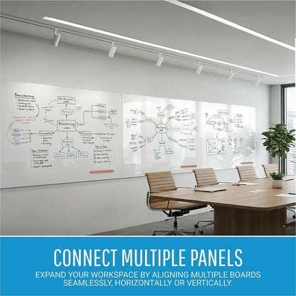 Lorell Loop Whiteboard, 60" (5 ft) Width x 36" (3 ft) Height, White Steel Surface (LLR69670)