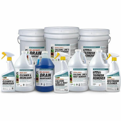 CLR Pro Heavy-Duty Cleaner & Degreaser, 32 fl oz, 6/Carton (JELFMHDCD326PCT)