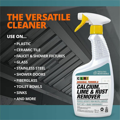 CLR Pro Heavy-Duty Cleaner & Degreaser, 32 fl oz, 6/Carton (JELFMHDCD326PCT)