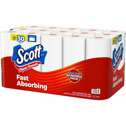 Scott Choose-A-Sheet Paper Towels, 15/Pack (KCC56674)