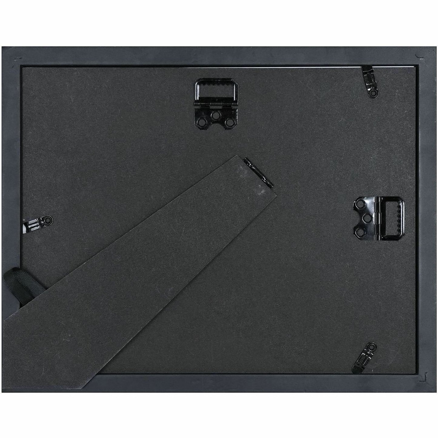 Lorell Certificate Frame, 8.50" x 11" Frame Size, Flat Edge, Black (LLR49418)
