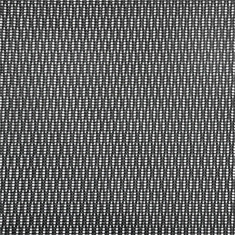 Lorell Lanser Mesh-Back Chair with Flip-Up Arms, Fabric Seat Material, Mesh Back Material, Black (LLR63210)