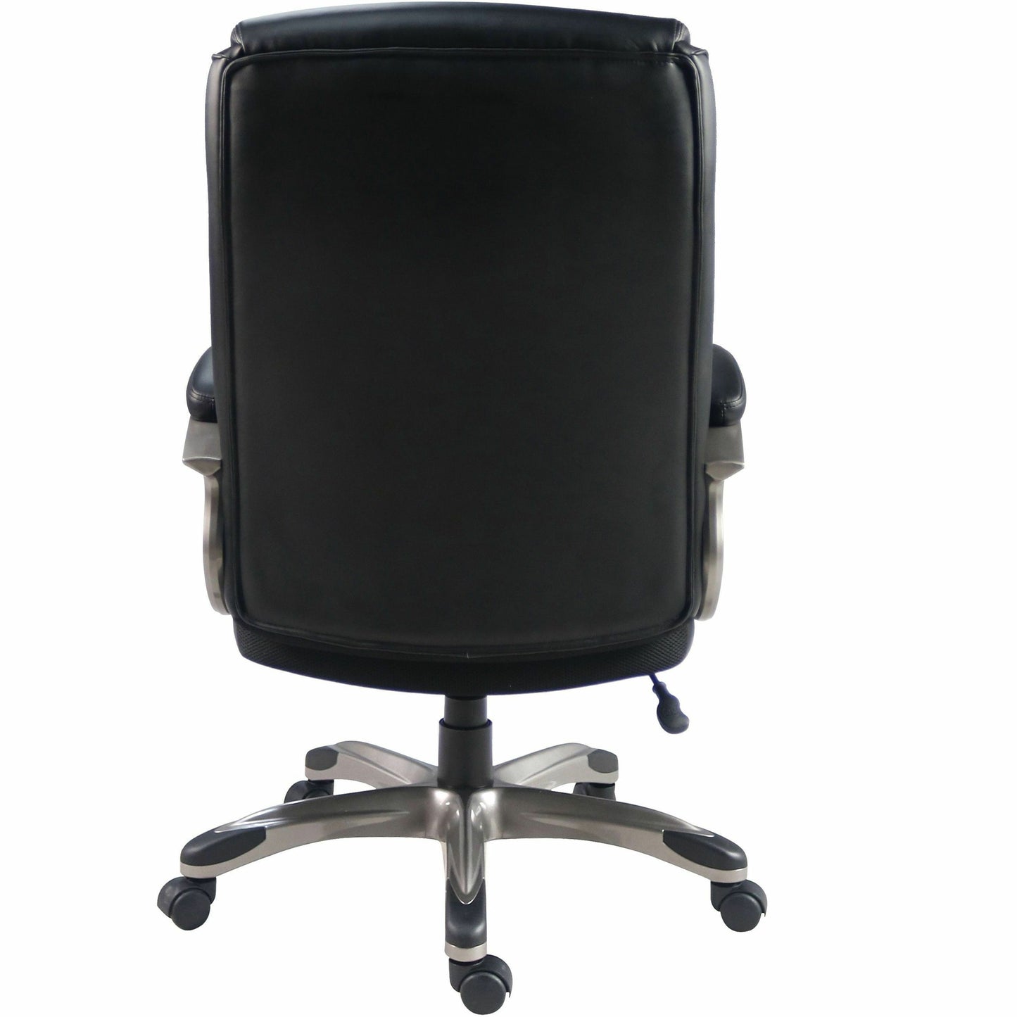 Lorell Sera High-Back Manager Chair w/Armrest, Black (LLR63270)