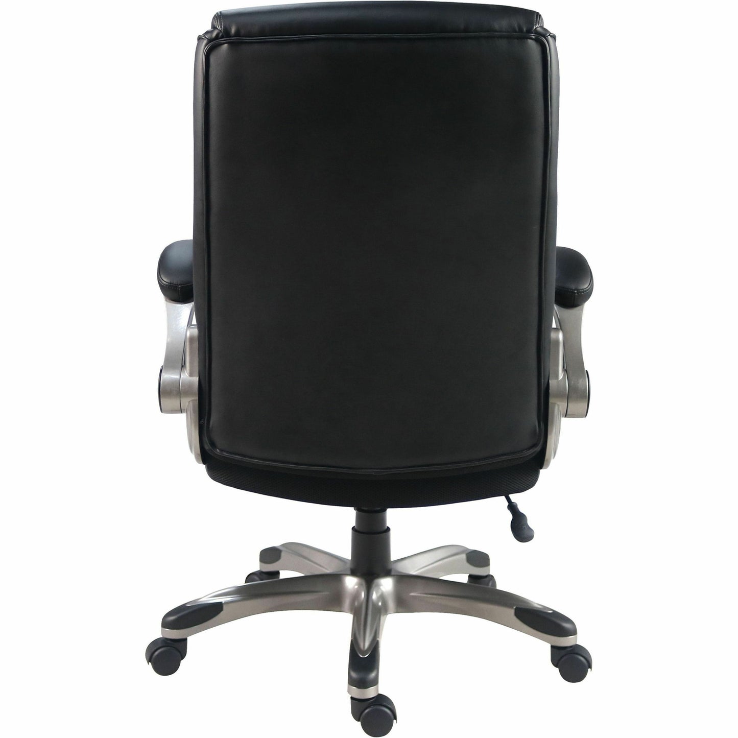 Lorell Sera High-Back Manager Chair w/ Flip-up Armrest, Black (LLR63271)