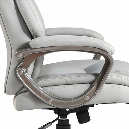 Lorell Kyros High-Back Executive Chair, Gray Seat Color, Gray Back Color (LLR63291)