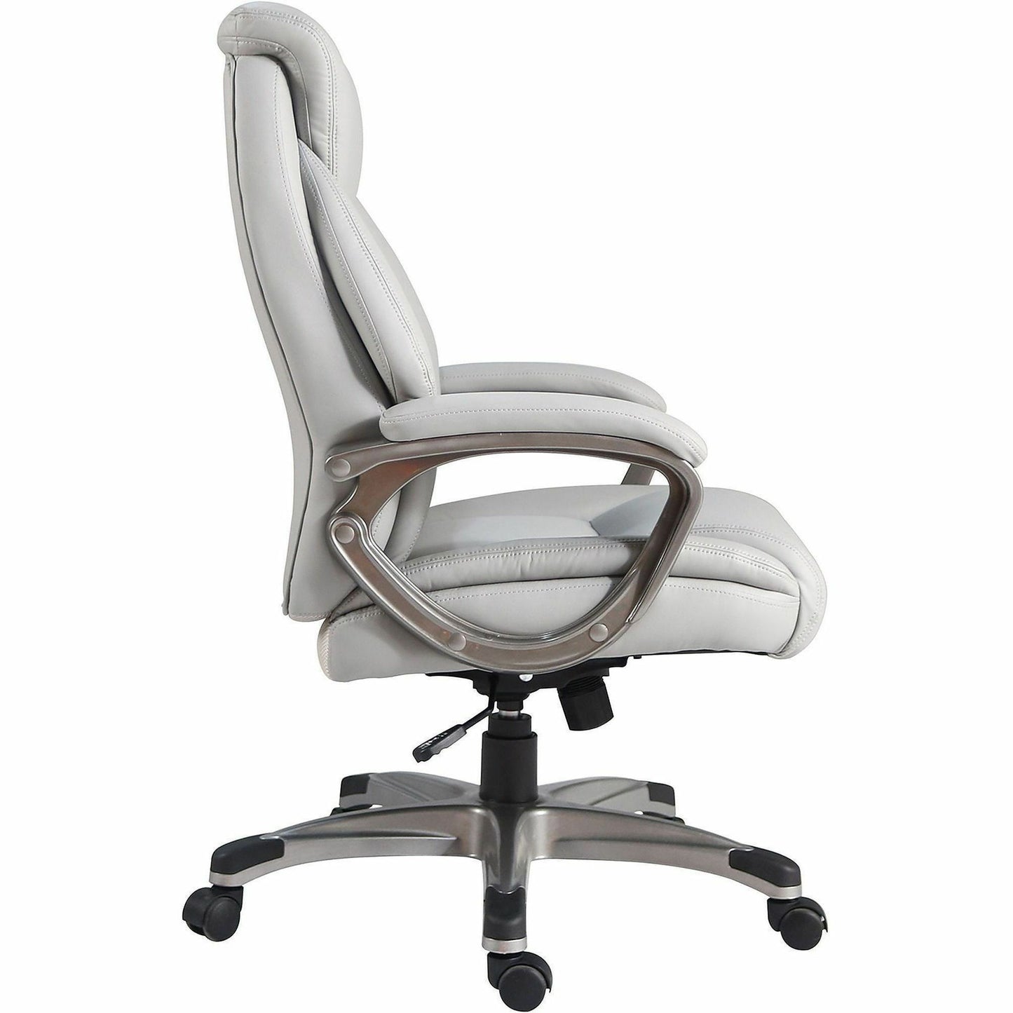 Lorell Kyros High-Back Executive Chair, Gray Seat Color, Gray Back Color (LLR63291)