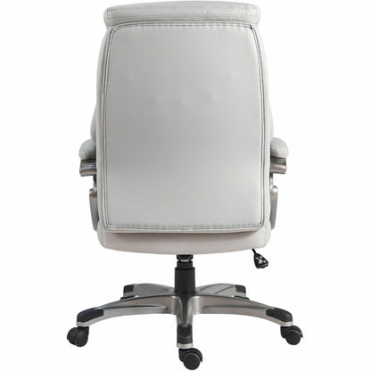 Lorell Kyros High-Back Executive Chair, Gray Seat Color, Gray Back Color (LLR63291)