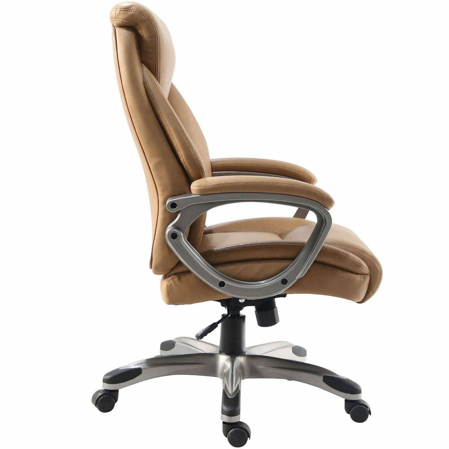 Lorell Kyros High-Back Executive Chair, Caramel Seat Color, Caramel Back Color (LLR63292)