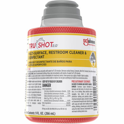 TruShot 2.0 Restroom Cleaner, 9 fl oz, Disinfectant, 4/Carton (SJN379850CT)