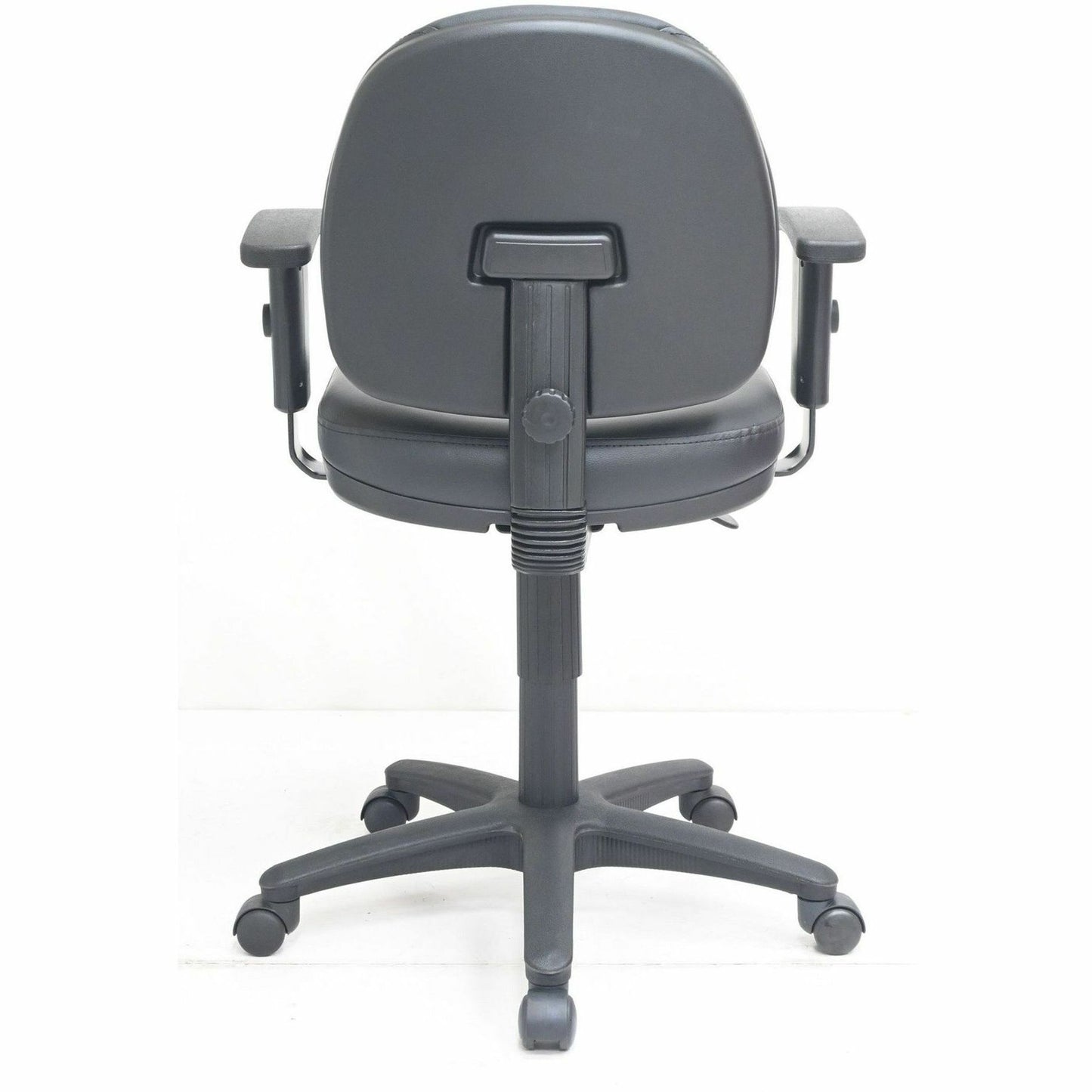 Lorell Millenia Series Pneumatic Adjustable Task Chair, Black (LLR80014)