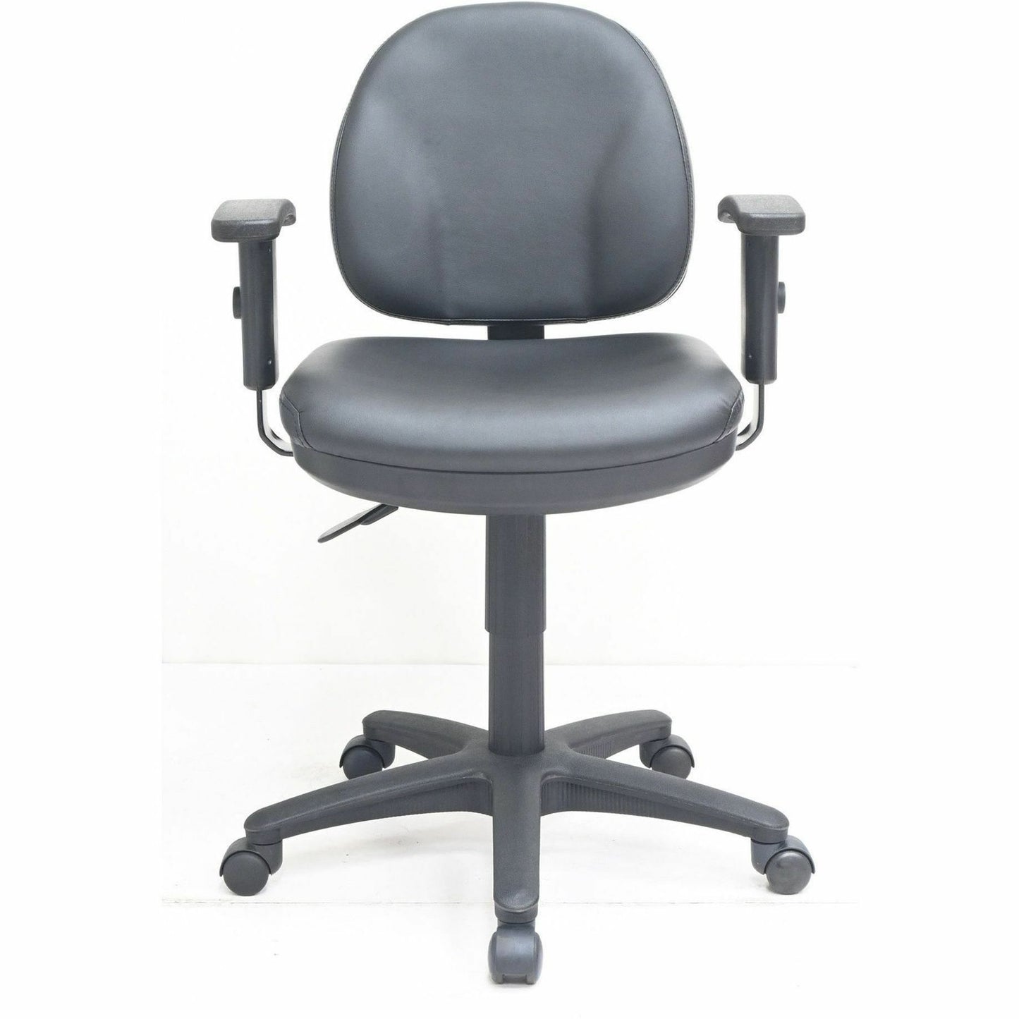 Lorell Millenia Series Pneumatic Adjustable Task Chair, Black (LLR80014)
