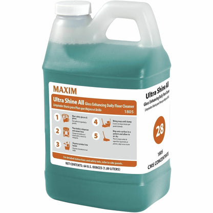 Midlab Ultra Shine All Floor Cleaner, 4/Carton (MLB18050065T)