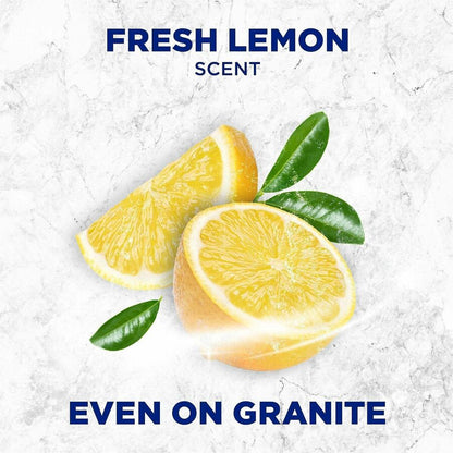 Soft Scrub Total Bath/Kitchen Cleanser, 24 fl oz (0.8 quart), Fresh, Lemon Scent (DIA07224EA)