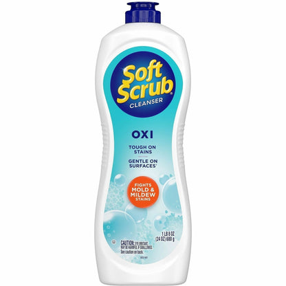 Soft Scrub Total Bath/Kitchen Cleanser, 24 fl oz (0.8 quart), Fresh Scent (DIA07226EA)