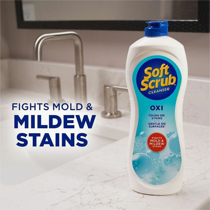 Soft Scrub Total Bath/Kitchen Cleanser, 24 fl oz (0.8 quart), Fresh Scent (DIA07226EA)