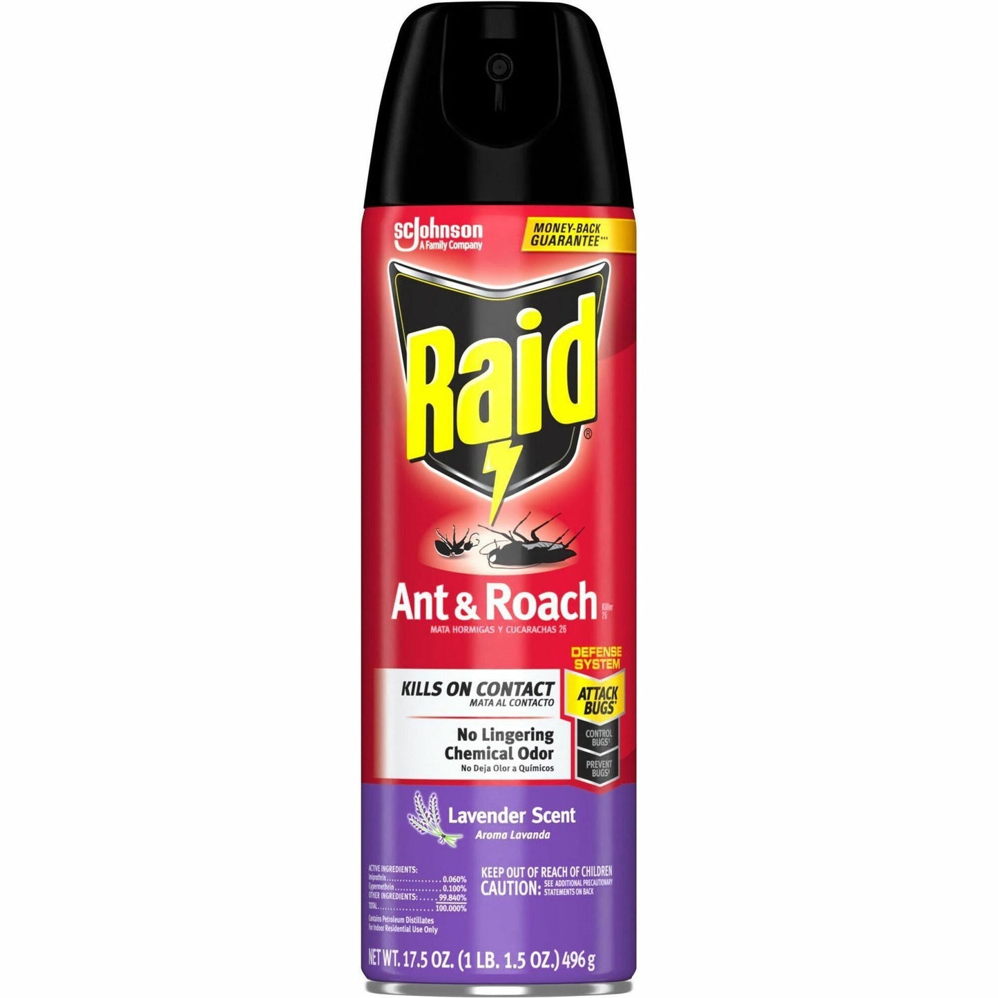 Raid Ant & Roach Killer Spray, 17.50 fl oz (SJN386221EA)