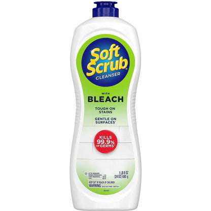 Soft Scrub Bleach Cleanser, 24 fl oz (0.8 quart), Fresh Scent (DIA07222EA)